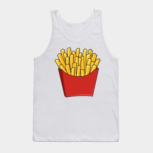 French fries cartoon illustration Tank Top